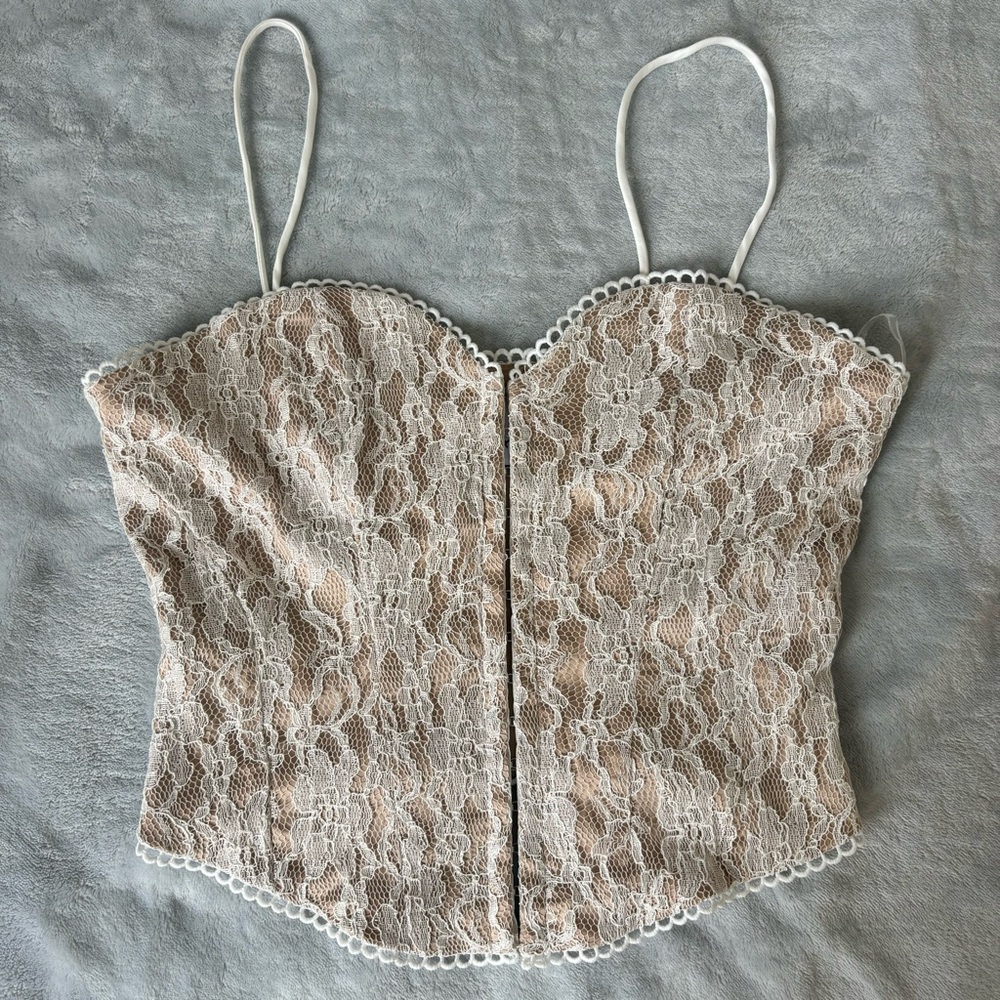 NWT! Princess Polly Cream Lace Camisole